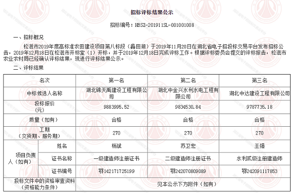 松滋市2019年度高標(biāo)準(zhǔn)農(nóng)田建設(shè)項目第八標(biāo)段（蠡田湖）.png